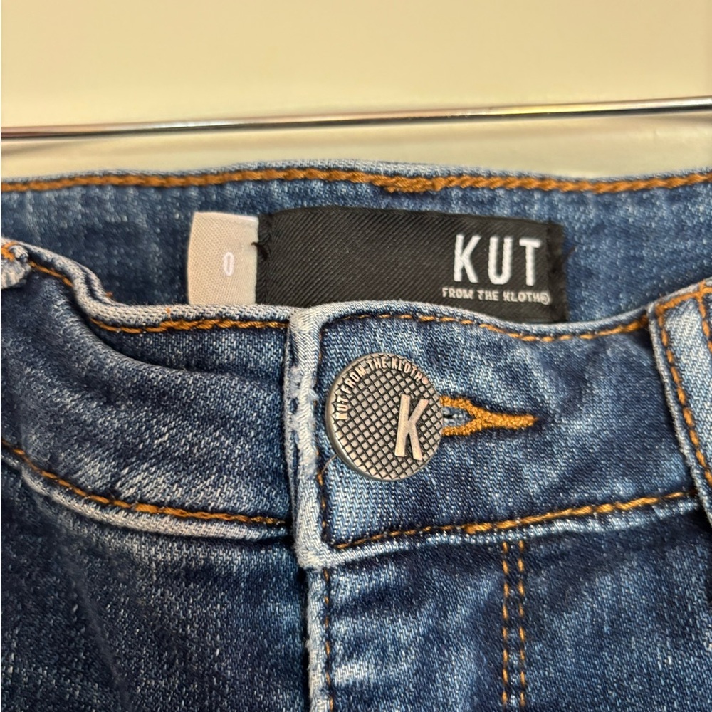 KUT FROM THE KLOTH Naomi Jeans - ankle/straight. Women’s size 0. - Picture 3 of 5